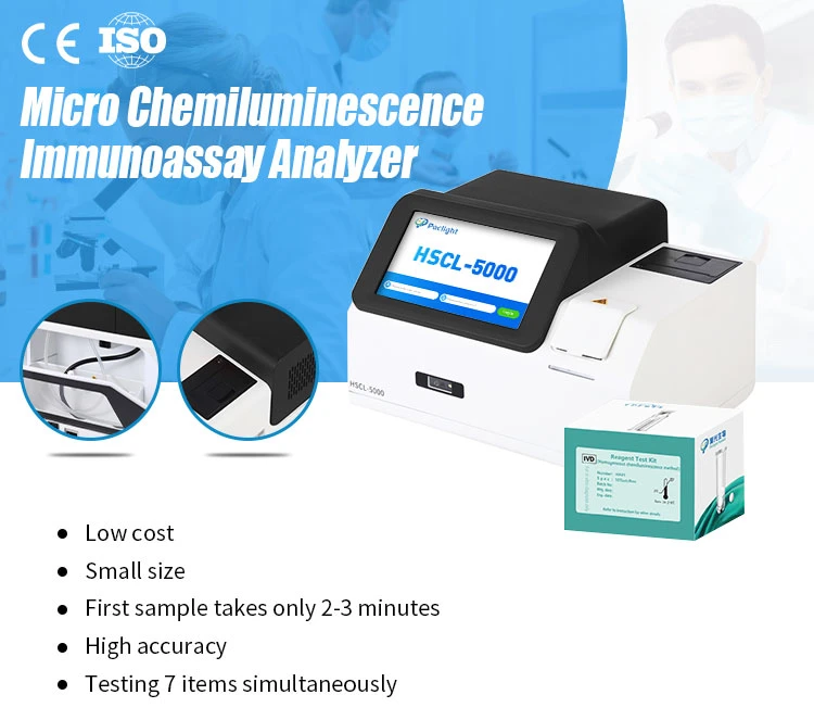 Poct Hscl-5000 Clinical Analytical Instruments Clia Analyzer with All Tests