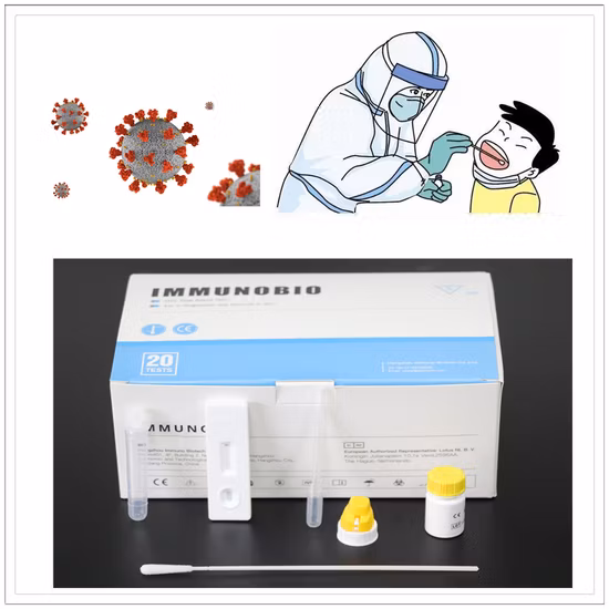 Pei/Bfarm Immunobio Antigen Nasal Swab Test Kit Antigen Saliva Rapid Test