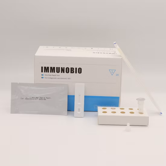 Pei/Bfarm Listed Immumobio Coil Sef Test Kit Antigen Nasal Swab Rapid Test